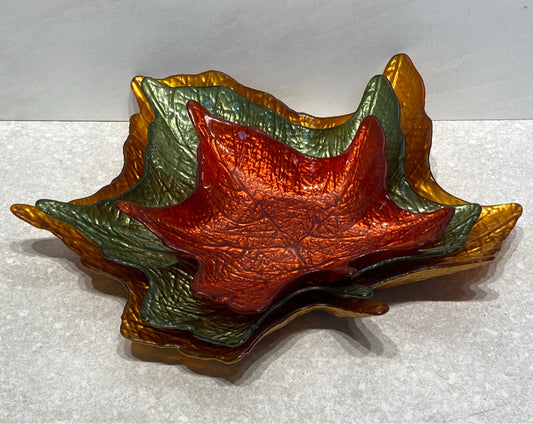 Set of 3 Leaf Plates