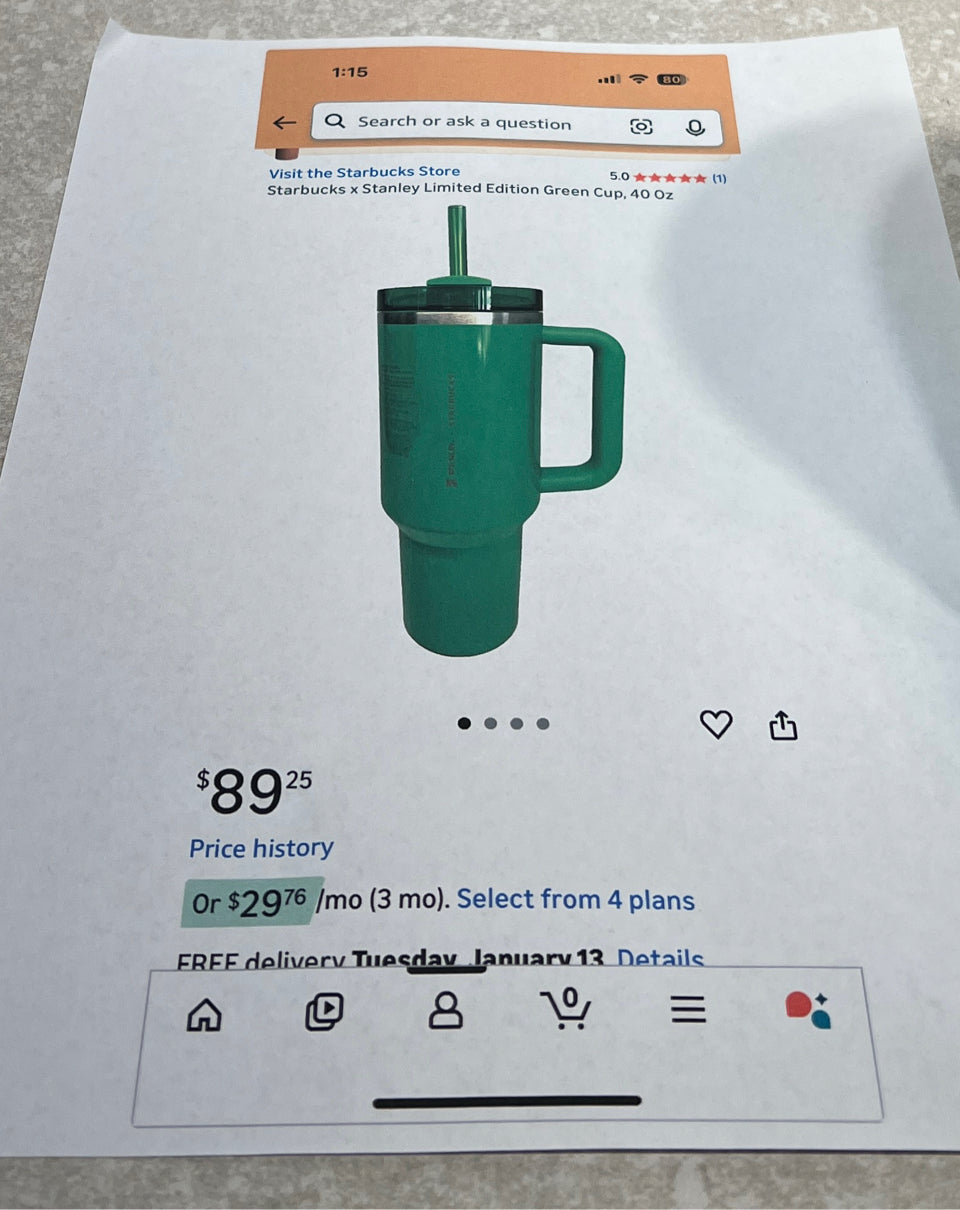 Stanley Starbucks Tumbler