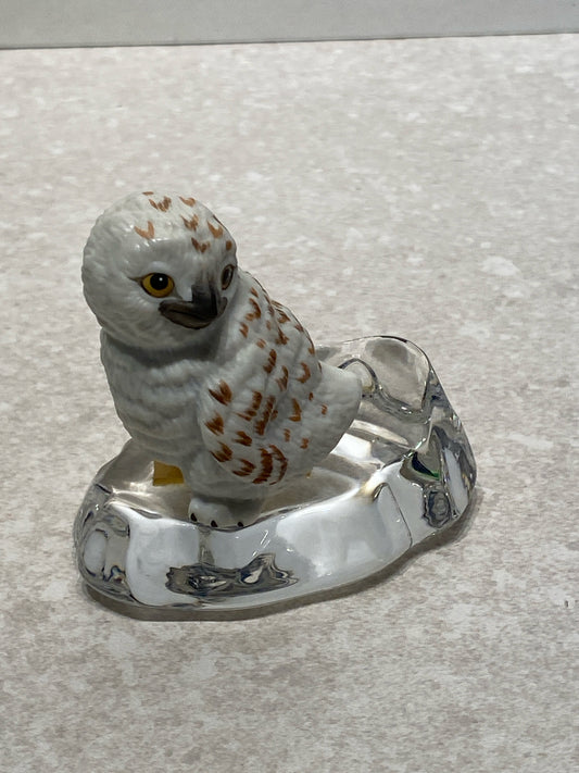 Owl Paperweight on Stand