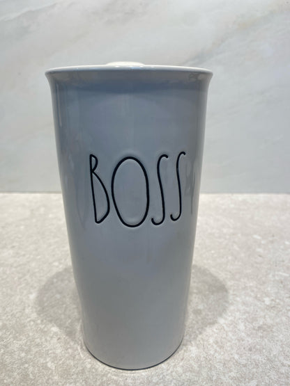 Rae Dunn Boss Travel Mug