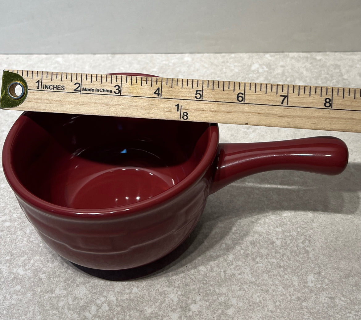 Longaberger Handled Soup Bowl