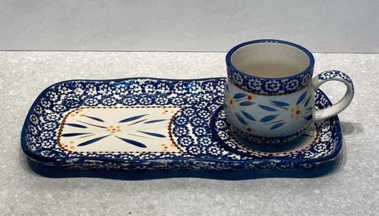 Tempations Soup and Sandwich Plate