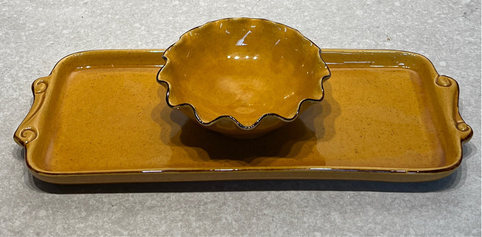 Bowl on Tray