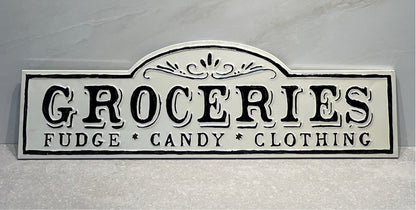 Groceries Sign
