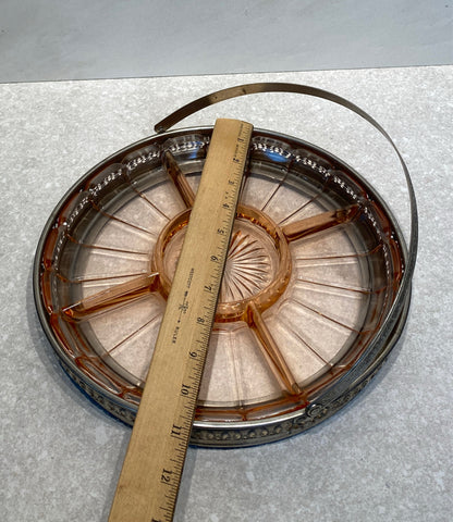 Pink Dish with Carrier