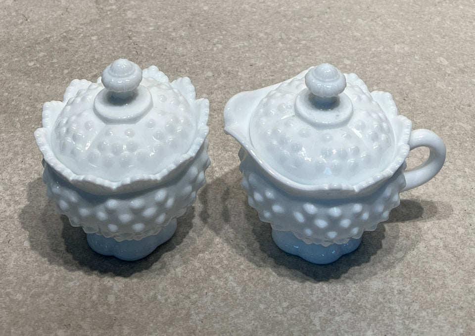 Fenton Sugar And Creamer