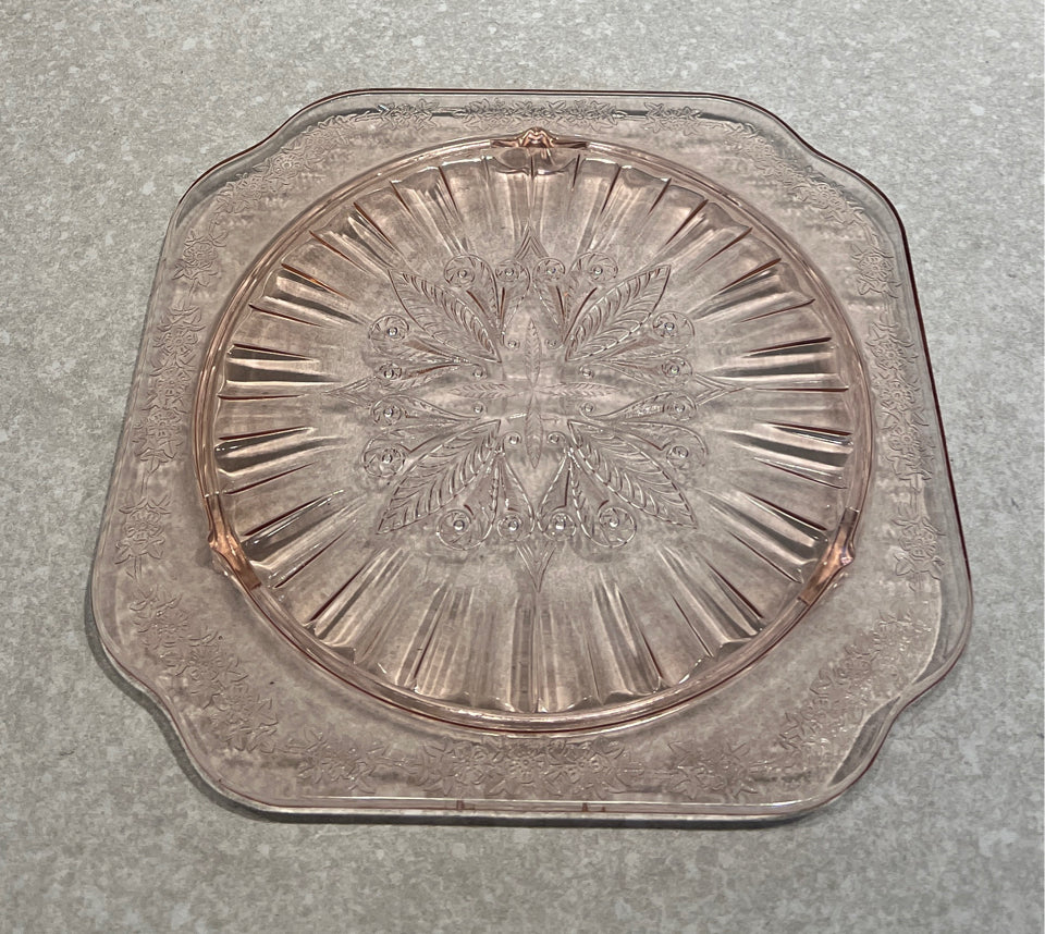 Pink Cake Dish