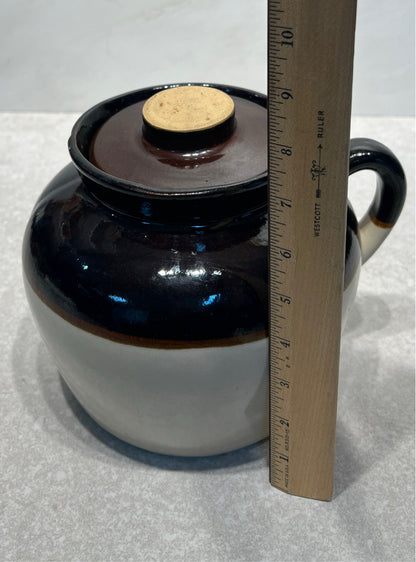 Covered Bean Pot