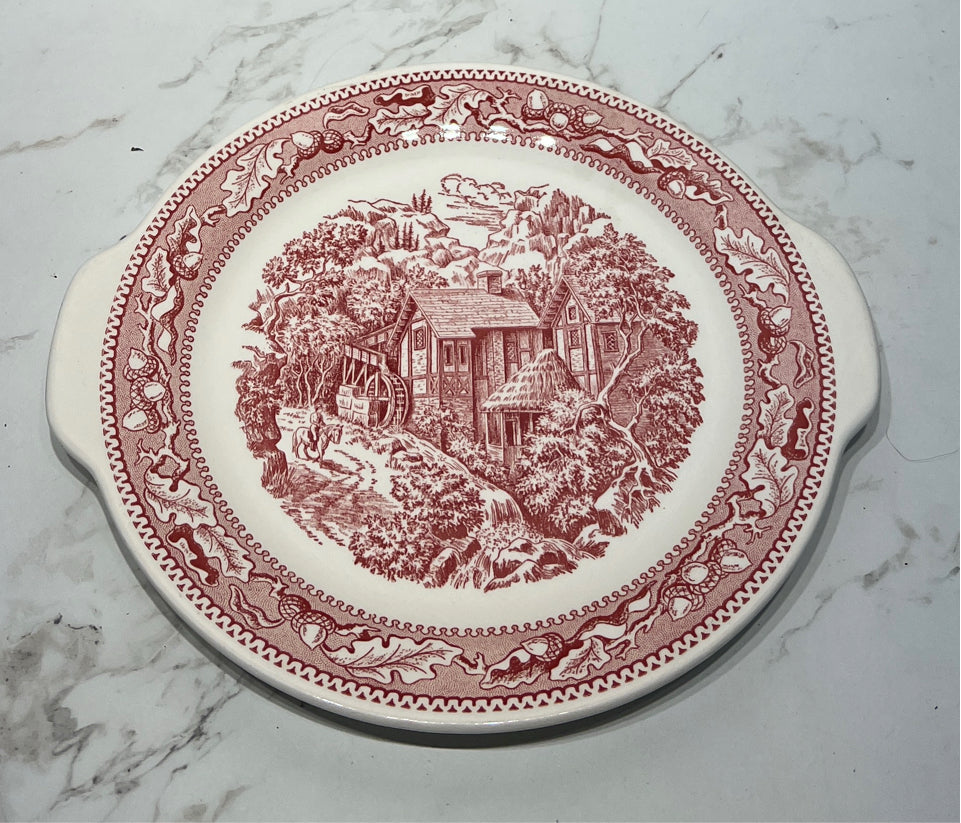 Memory Lane Cake Plate