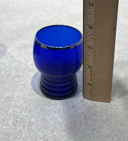 Set of 6 Blue Glasses