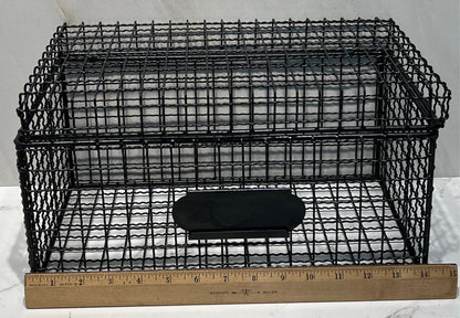 Metal Covered Basket