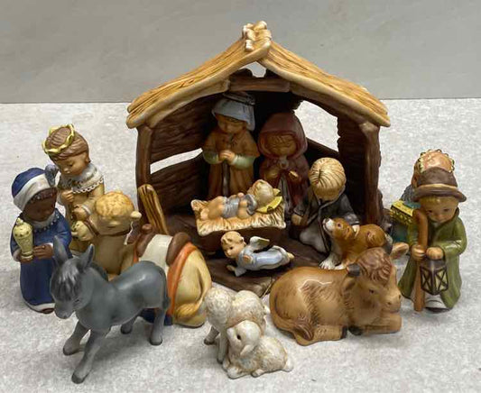 Goebel Nativity Set with Stable