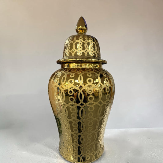 Large Covered Vase