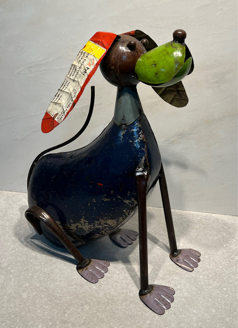 Recycled Metal Dog