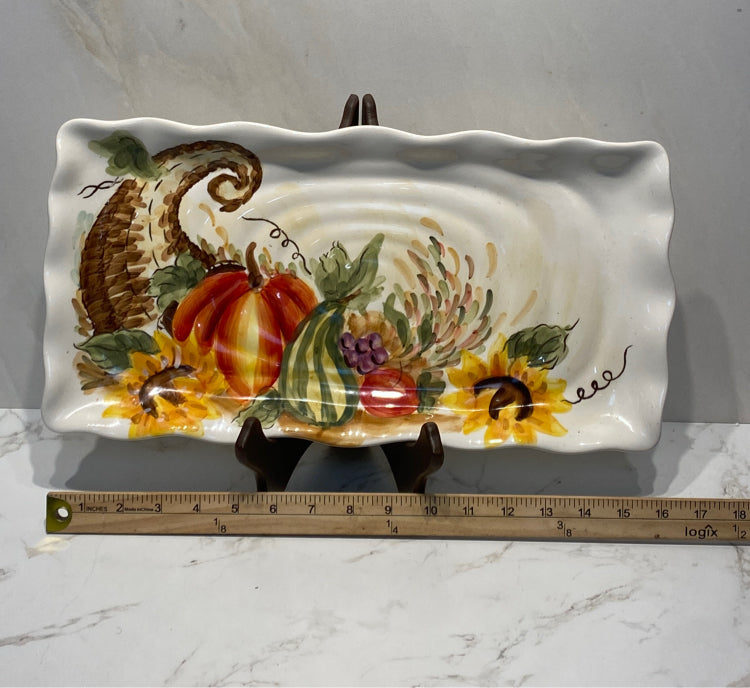Fall Leaves Tray