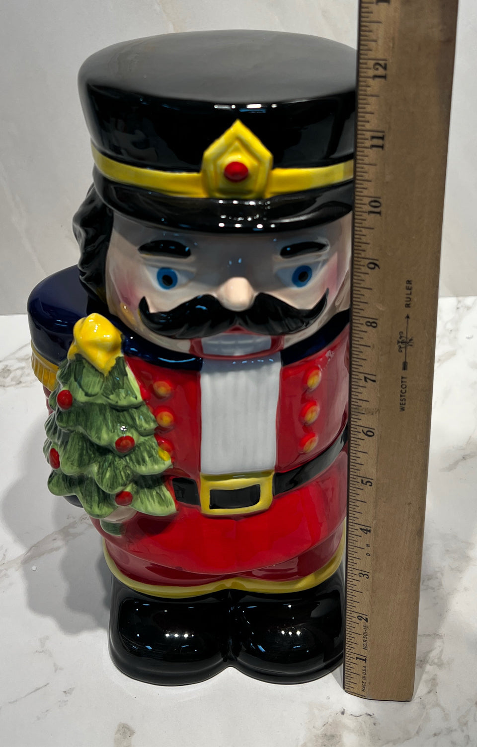 Covered Nutcracker Jar