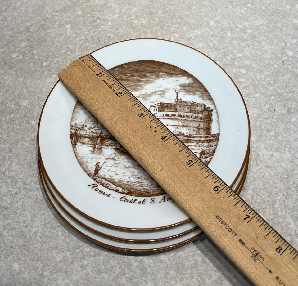 Set of 3 Italy Plates