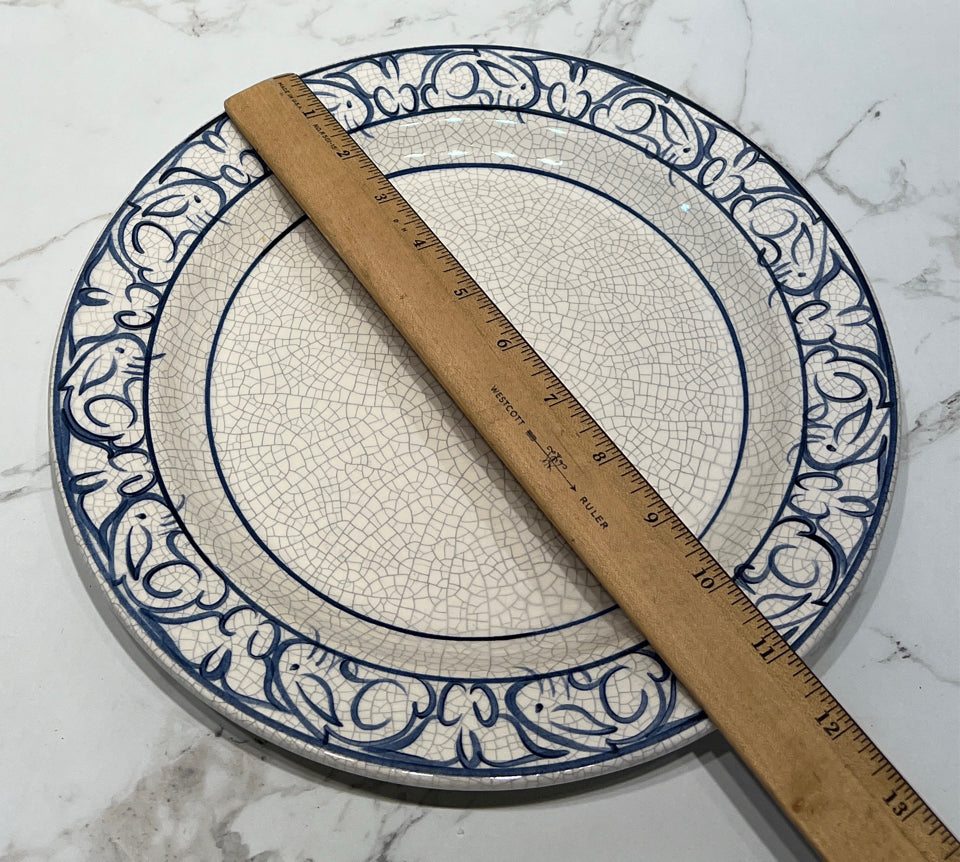 Dedham Pottery Dinner Plate