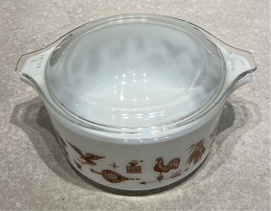 Covered Pyrex Bowl