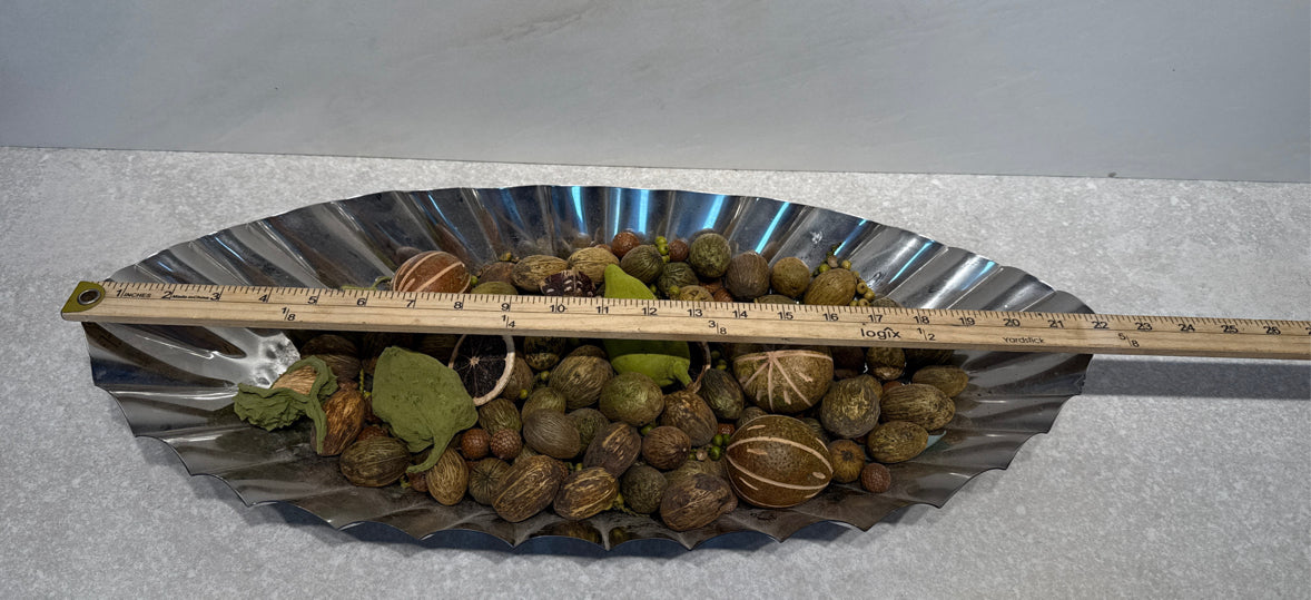 Metal Bowl With Decor