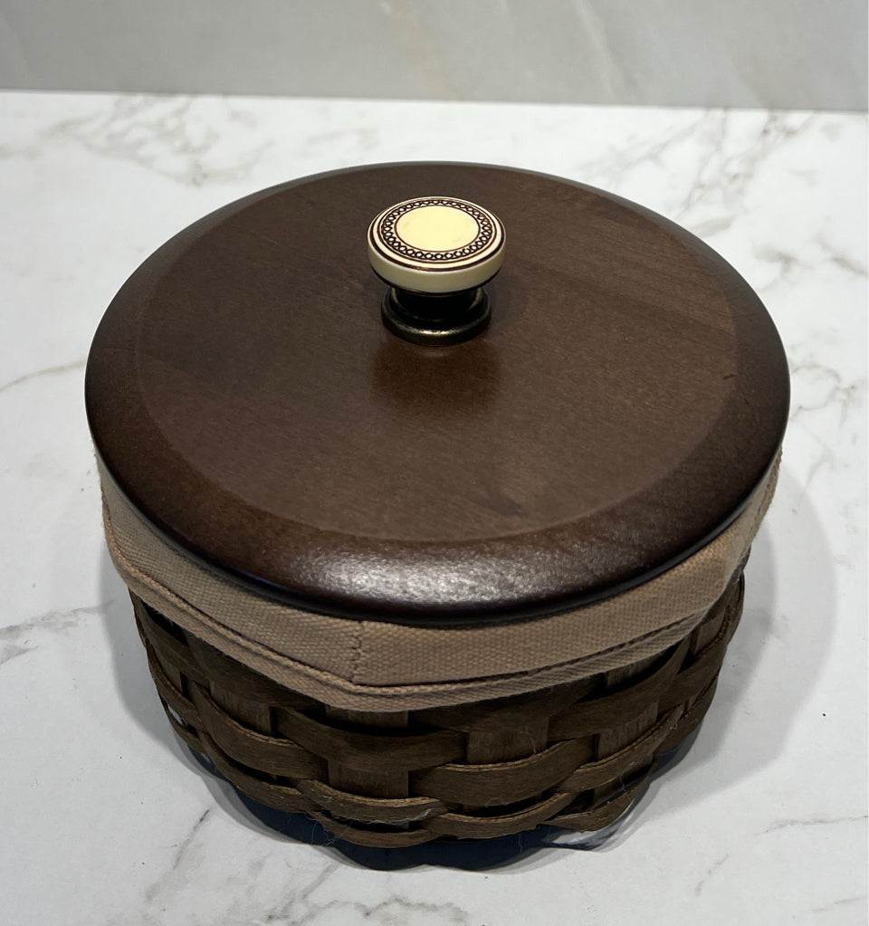 Covered Longaberger Basket