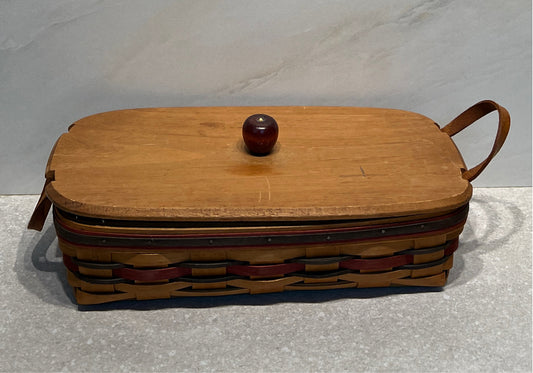 Covered Longaberger Basket