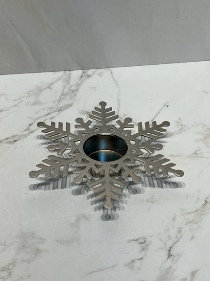 Snowflake Candle Holder