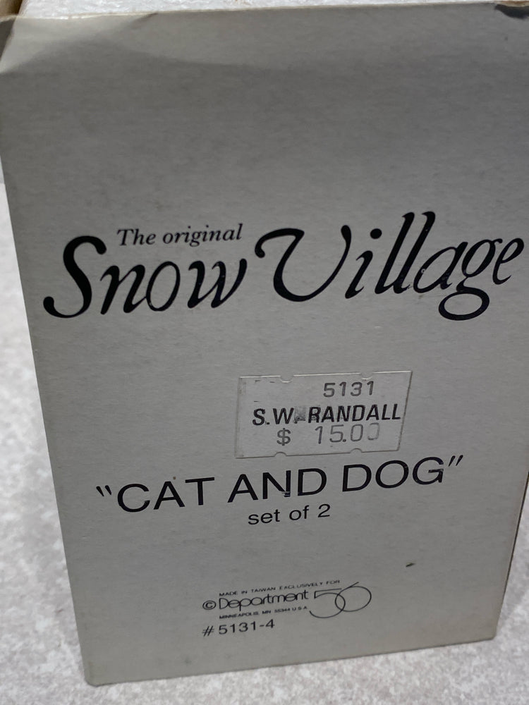 Dept. 56 Cat and Dog
