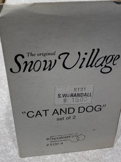 Dept. 56 Cat and Dog