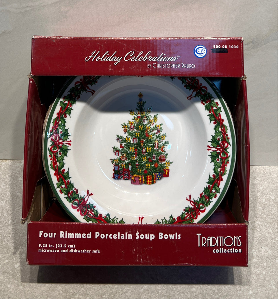 Set of 4 Radko Bowls