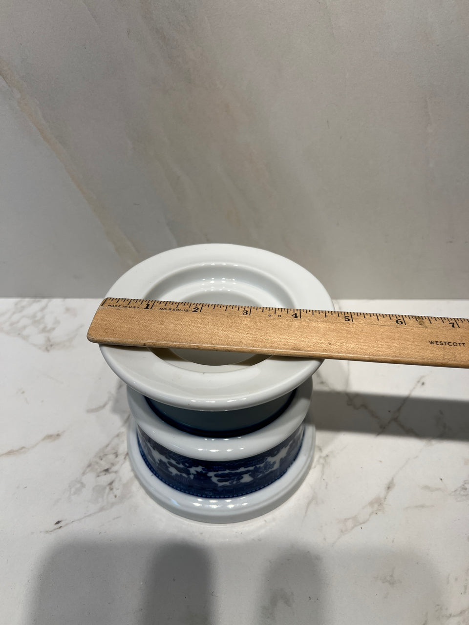 Blue Willow Candle Holder