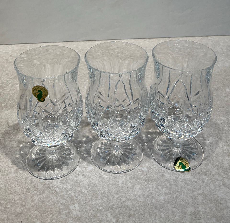 Set of 3 Waterford Glasses