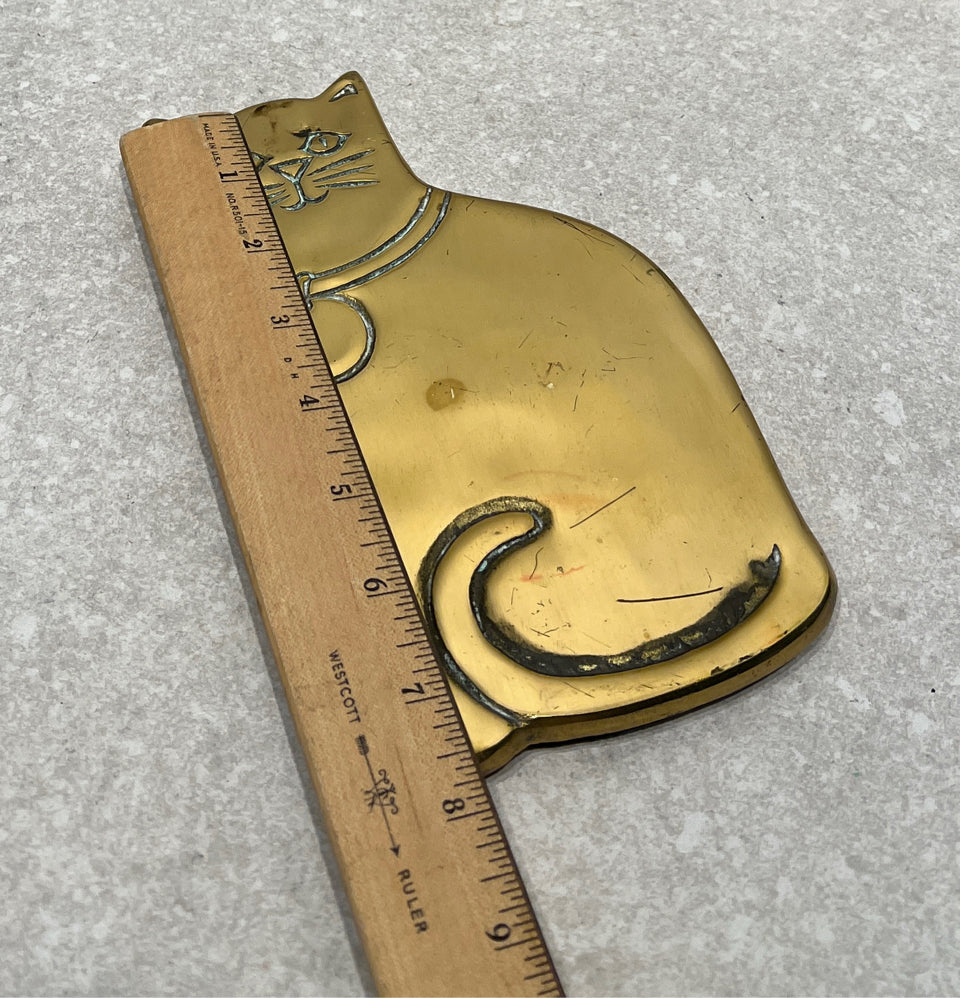 Brrass Cat Trivet