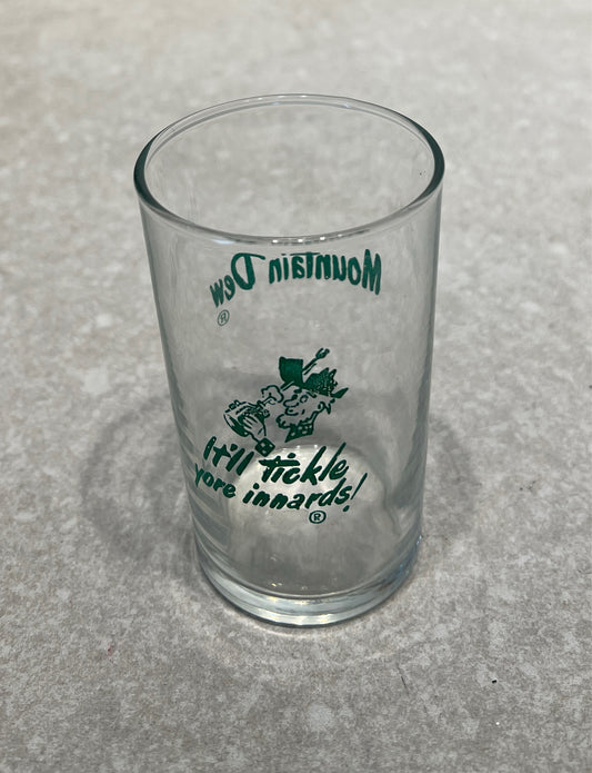 Vintage Mountain Dew Glass