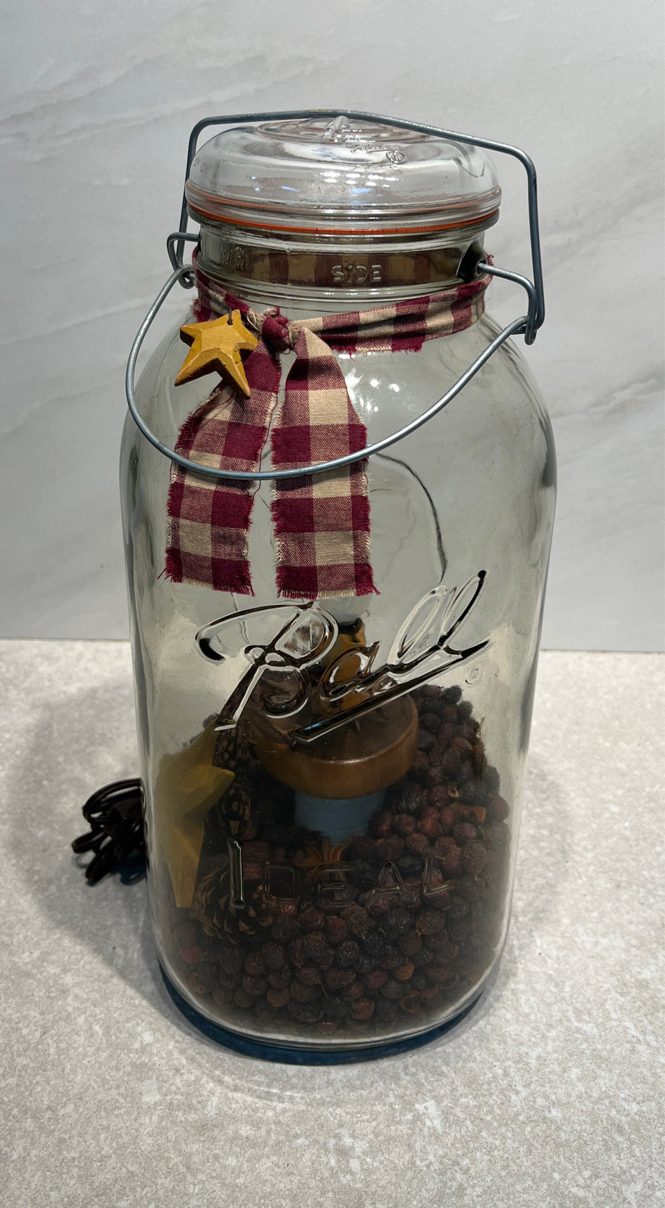Ball Mason Jar Lamp