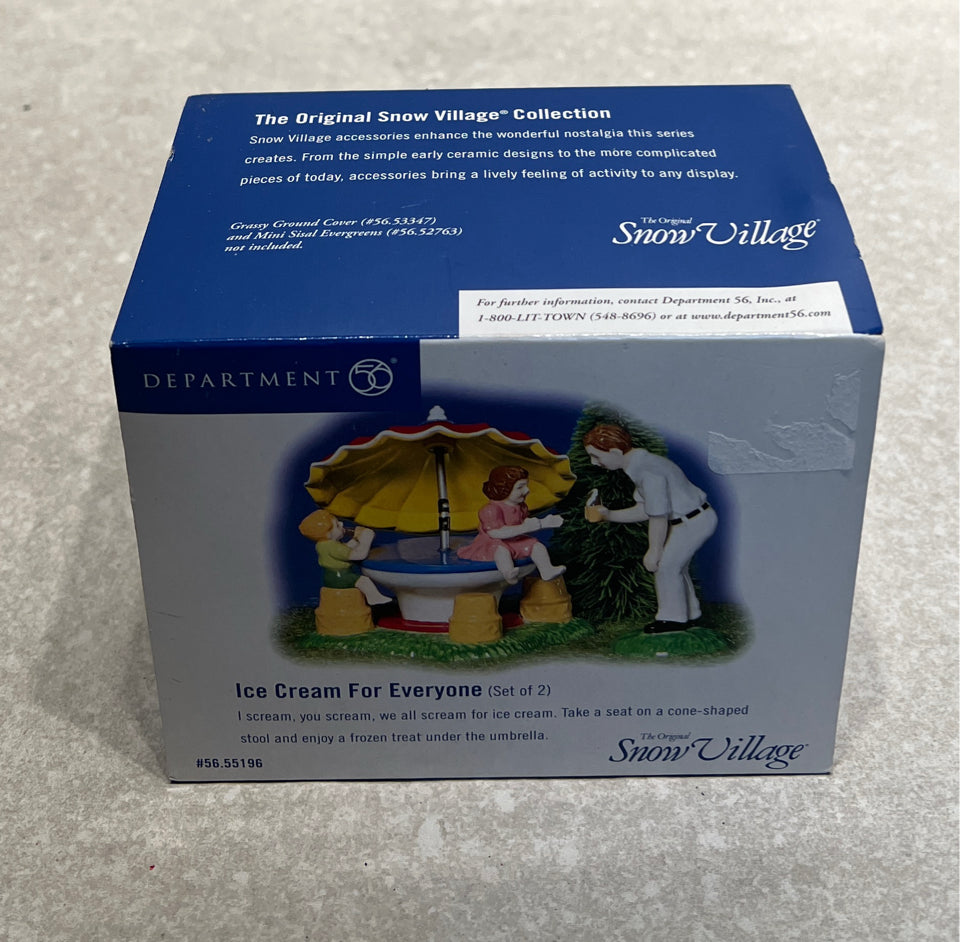 Dept. 56 Ice Cream for Everyone