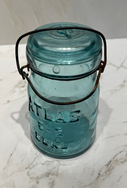 Blue Canning Jar