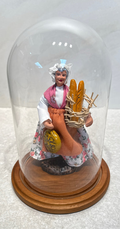 Figurine With Cloche