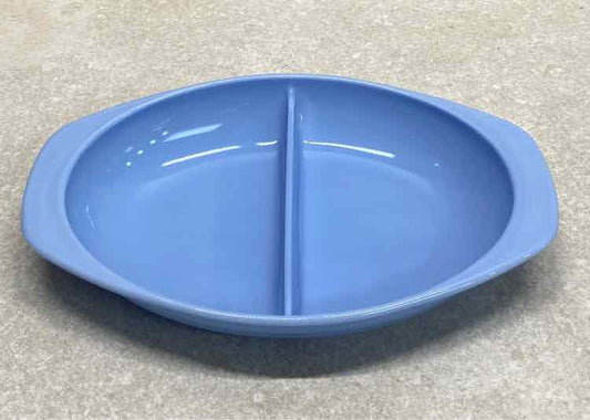 Pyrex Delphite Divided Casserole