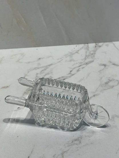 Glass Wheel Barrow
