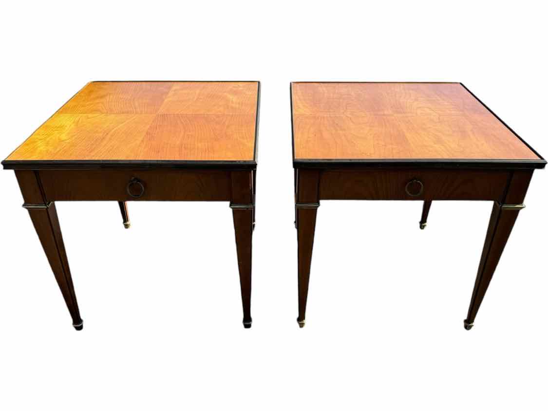 Set of 2 Baker Furniture End Tables