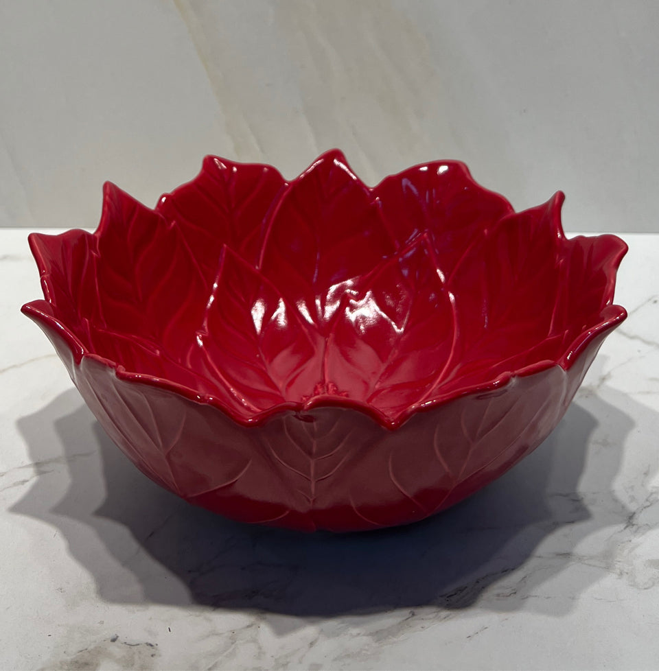Pointsettia Bowl