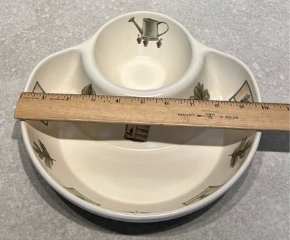 Pfaltzgraff Chip and Dip Bowl