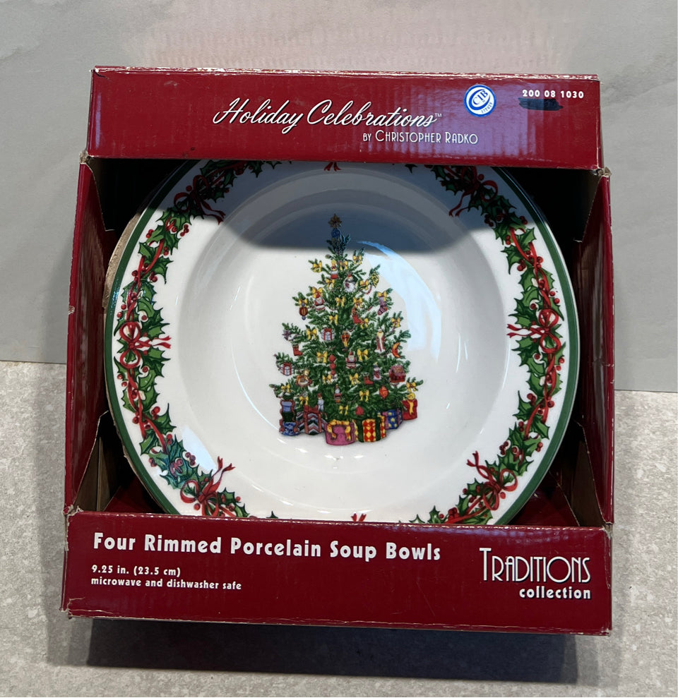 Set of 4 Radko Bowls