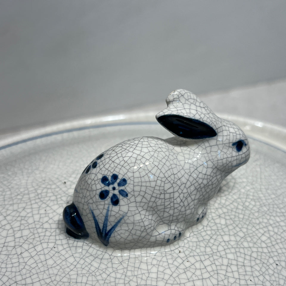 Dedham Pottery Covered Bowl