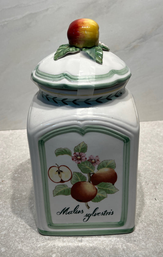Villeroy and Boch Apple Covered Canister