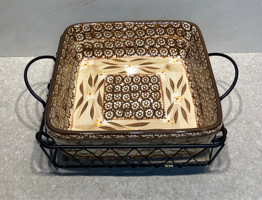 Temptations Dish With Metal Stand