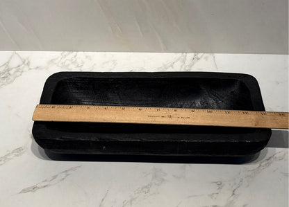 Black Wooden Bowl