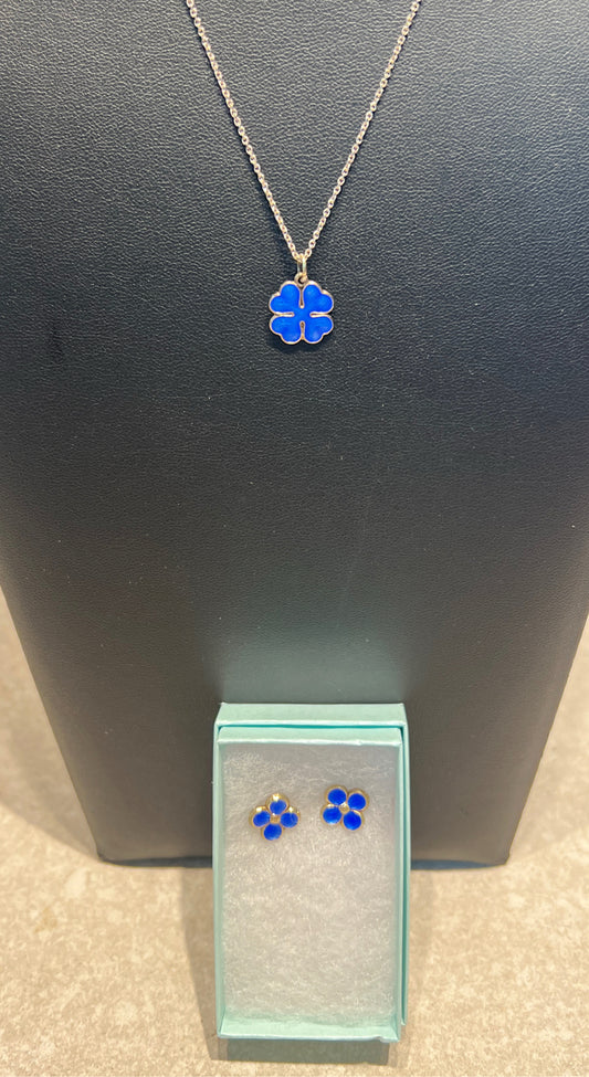Sterling Necklace & Earrings