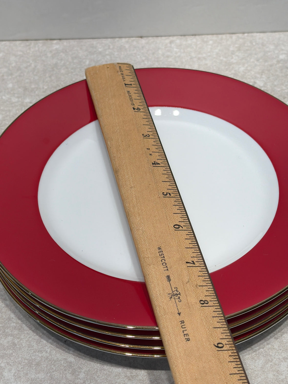 Set of 4 Crate & Barrel Plates